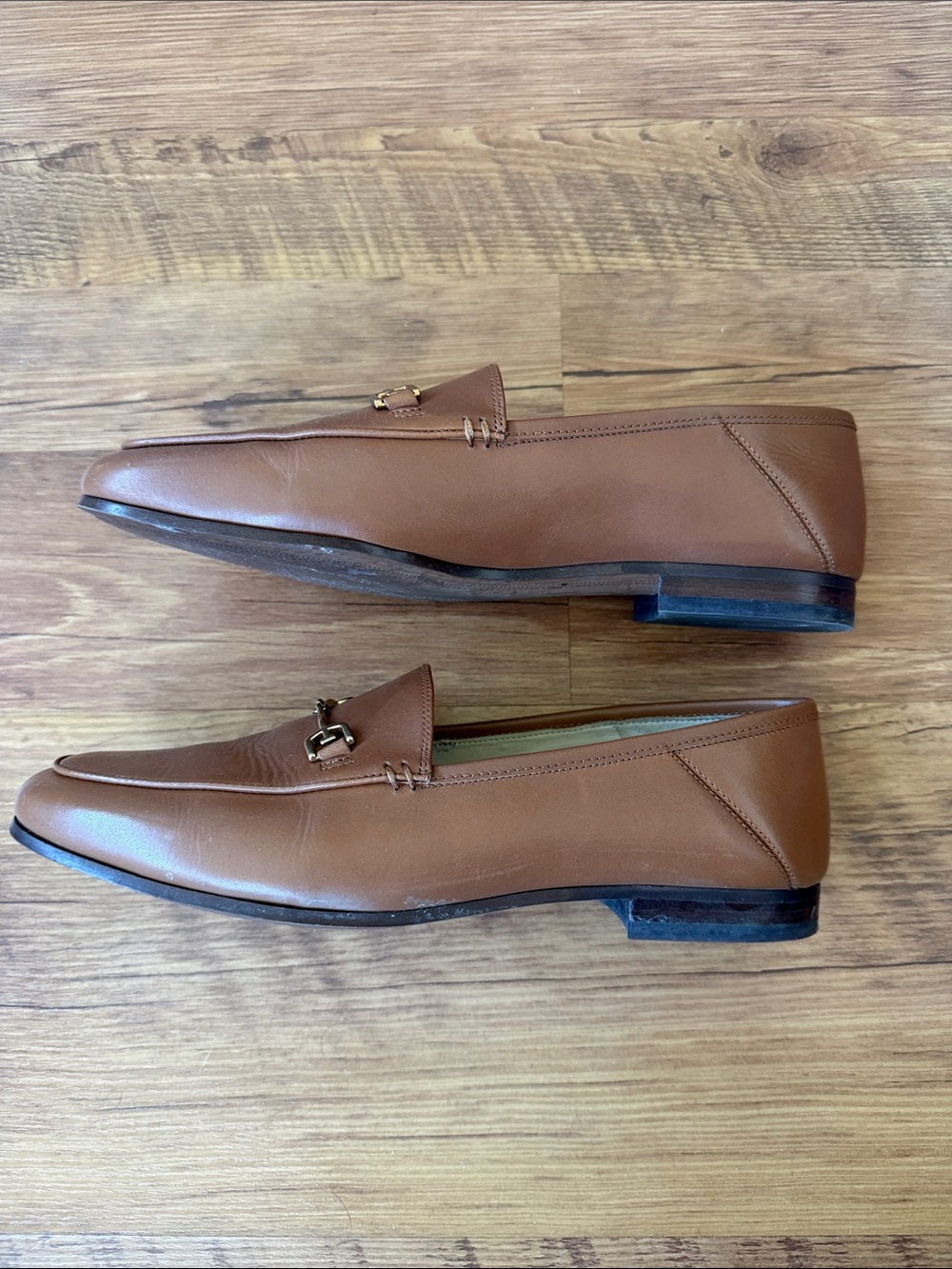 Sam Edelman Brown Leather Bit Loafers Women’s 8.5W - Picture 3 of 6